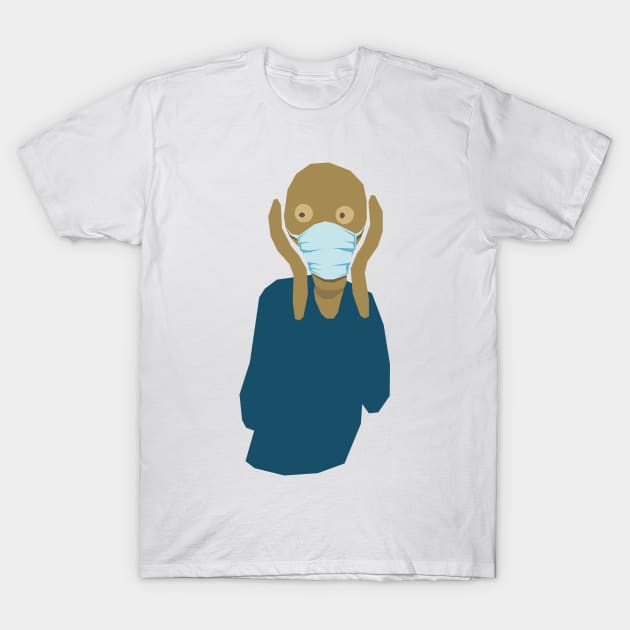 Munch screams safely T-Shirt by RAndG